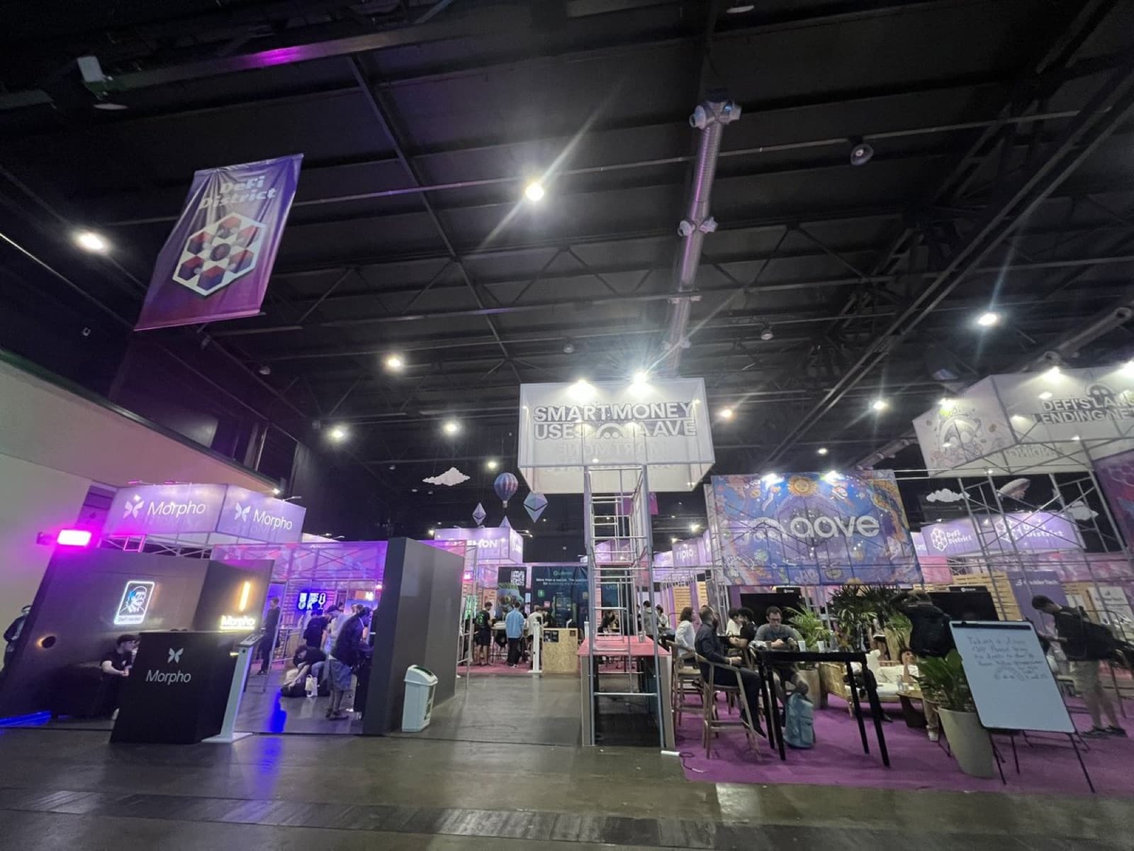 ETHGlobal venue floor